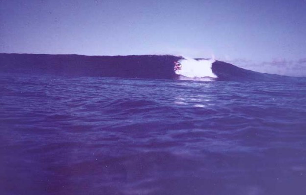 Jim White surfing Velzyland during the trip. Photo: Courtesy Jim White Jim White surfing Velzyland during the trip. Photo: Courtesy Jim White