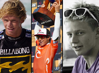Although early season picks for the 2012 ASP World Title come from a very short list of more seasoned veteran ASP World Tour Surfers, look for these four young, exciting surfers to shake things up.
