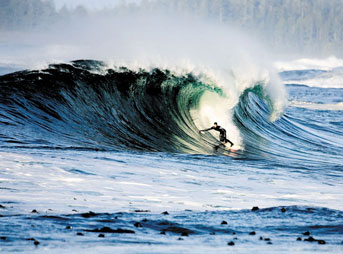 Peter Devries Surfing Canada