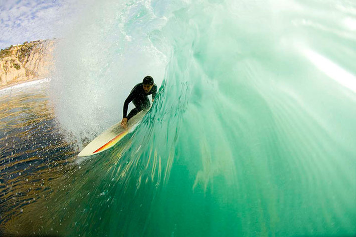Cyrus Sutton Surfing in San Diego