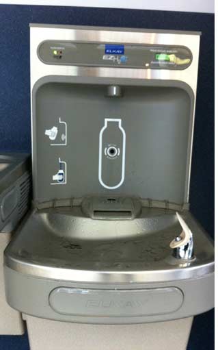 Five minutes...$25 richer. That's evolution. Water Bottle Fountain