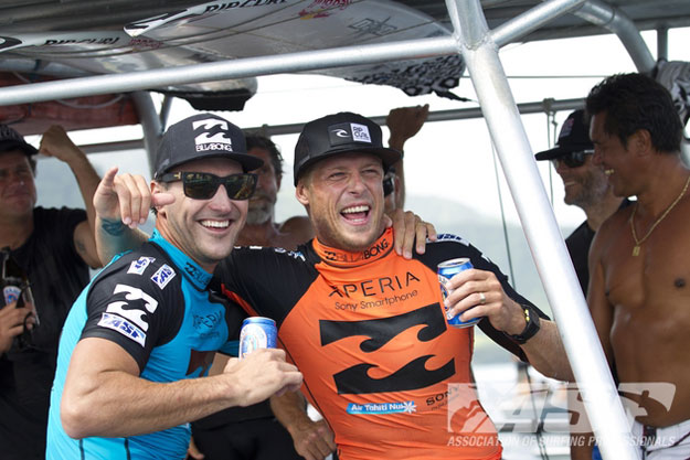 mick fanning and joel parkinson