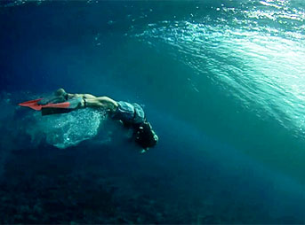 Diver Underwater Tahiti