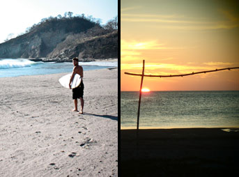 Sitting out in the water by myself, looking back at the long, empty beach, I realized that Nicaragua is one of those places that is almost perfect for travelling right now.
