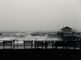 Hurricane Sandy Ocean New Jersey Destruction Pier