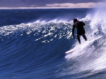 Just one more wave, right? Good luck... Photo: Paul Ferraris
