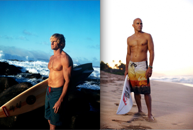 Laird Hamilton and Kelly Slater: two of the "fittest men ever." Photo: Men's Health/Corbis