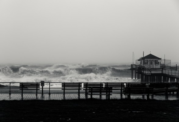 The Ocean Grove Pier before it was destroyed. Photo: Ryan Struck Donate to hurricane sandy.