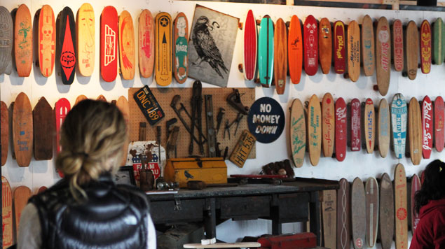 With all their warts and imperfections, some of the original skateboards are extremely primitive, others are rough, and some are rather crude. But there is no denying their folk art charm.