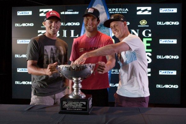 Kelly Slater and Joel Parkinson World Title Race 2012
