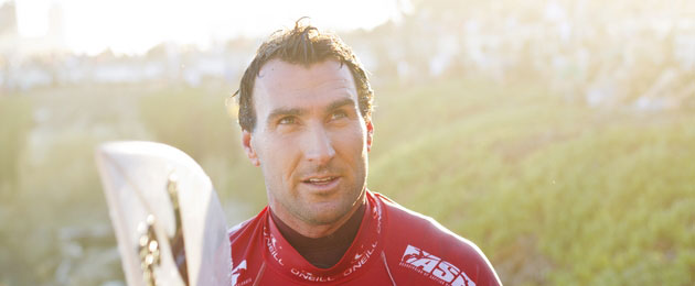 Joel Parkinson's drive and commitment to winning his first title certainly ranked in the good zone in 2012. Photo: ASP Joel Parkinson 2012 ASP World Champion