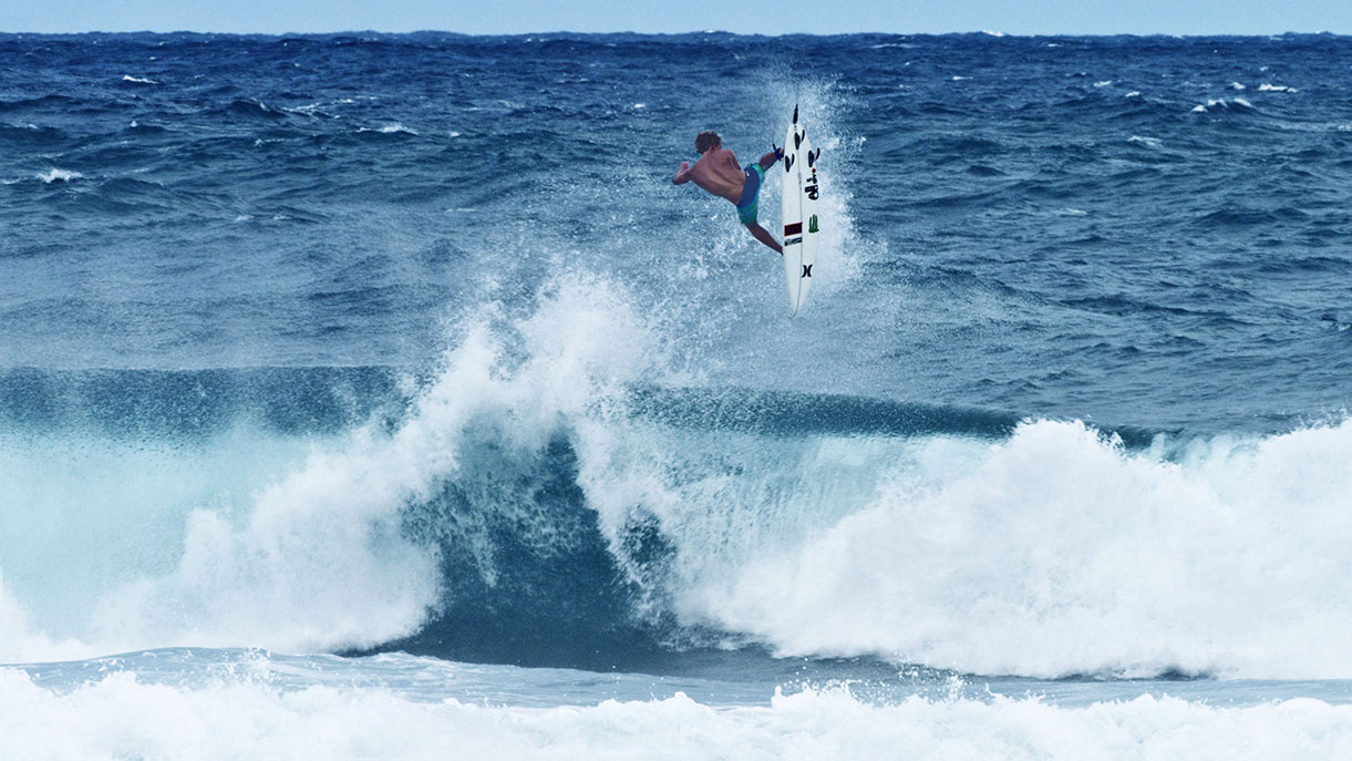 John John Florence versatile? Check. Photo: Hurley