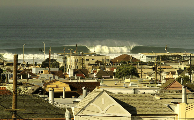 Those familiar with Ocean Beach know it can get heavy. Mike Parsons knows this all too well. Photo: Paul Ferraris