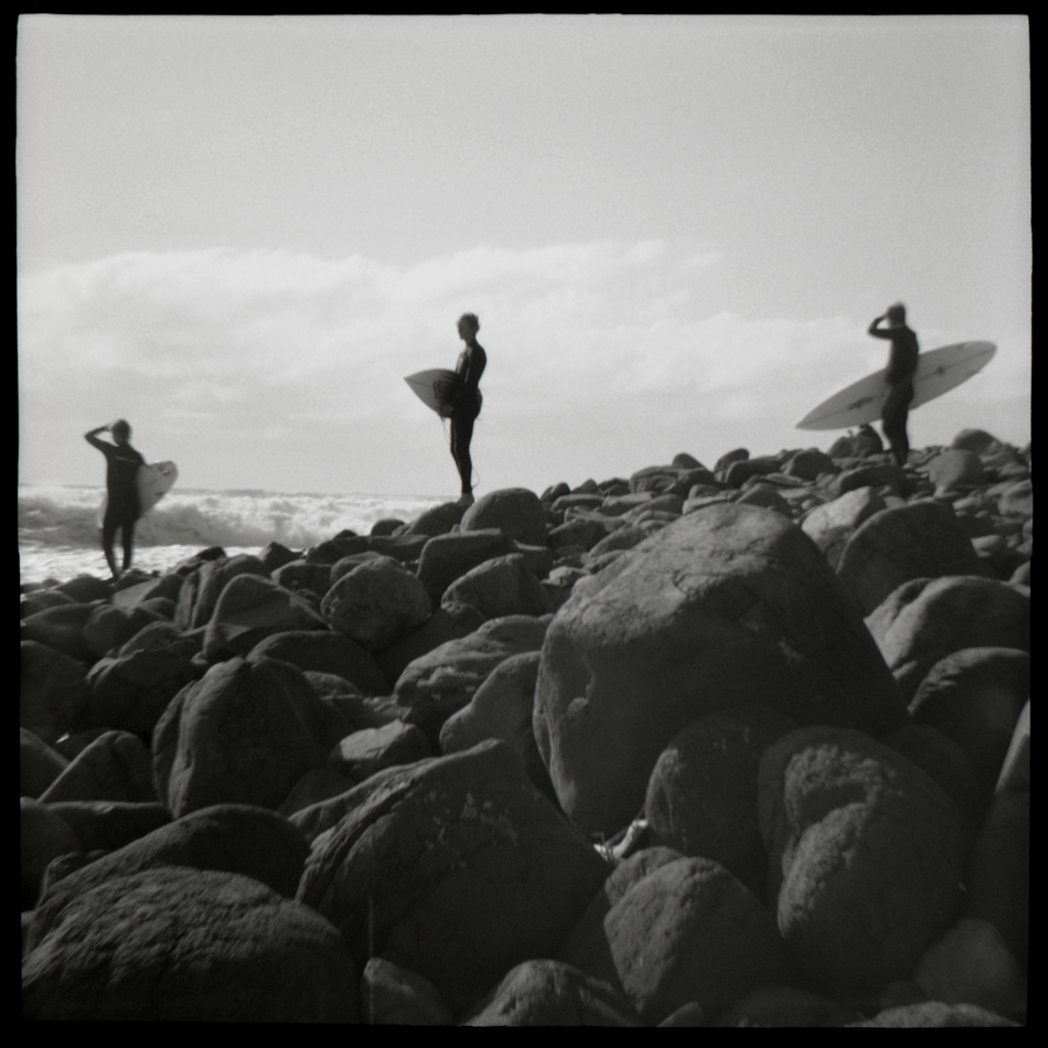 Surfers Checking Waves