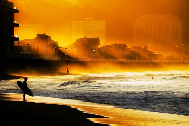 Winter Sunset by Jader Lozano.