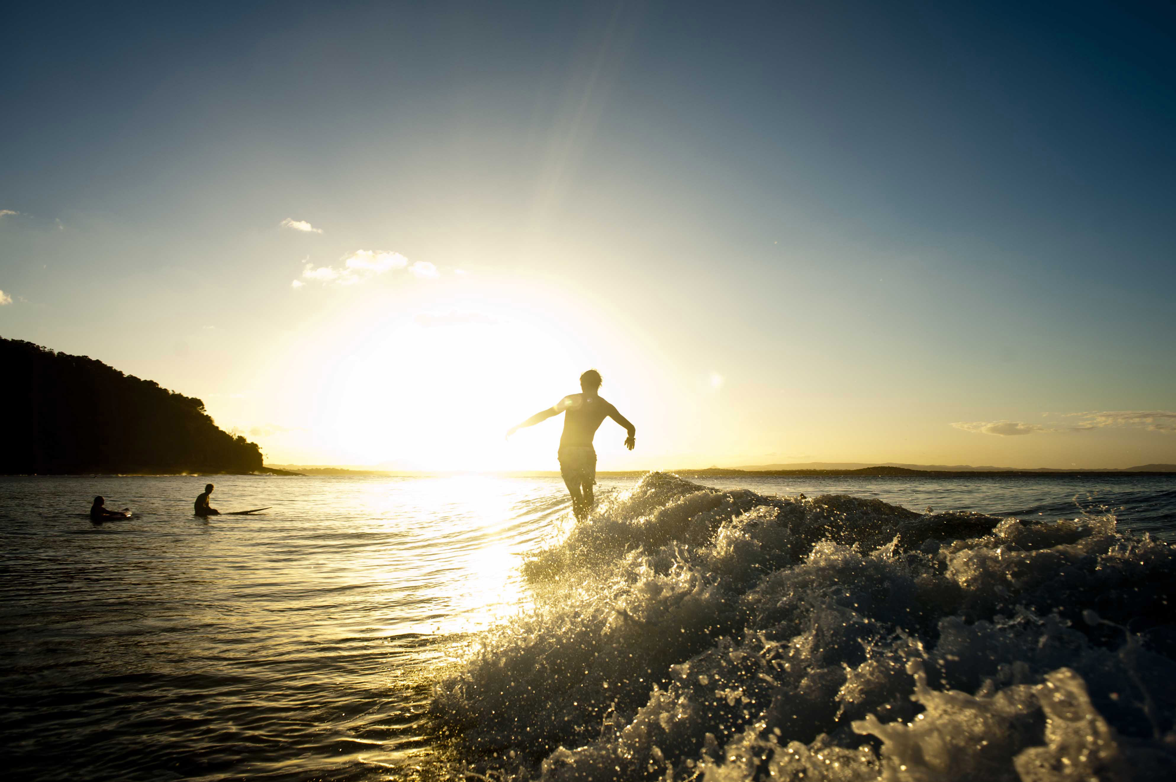 Sunset Longboarder
