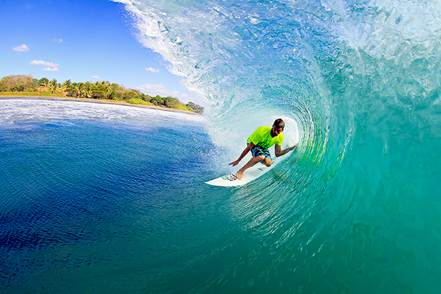 WeekendSurfWarrior Maximize flexibility, surf better. Let Ash Boddy show you the way. Photo: Trevor Murphy