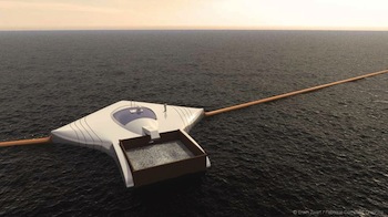 Slat's Oceanic Cleanup Array. Photo: boyanslat.com Oceanic Cleanup Device Stop Plastic Pollution