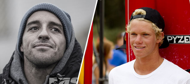 John John Florence and Tiago Pires. Just two of the ASP World Tour competitors battling injuries this year. Photo: ASP John John Florence and Tiago Pires. Just two of the ASP World Tour competitors battling injuries this year. Photo: ASP