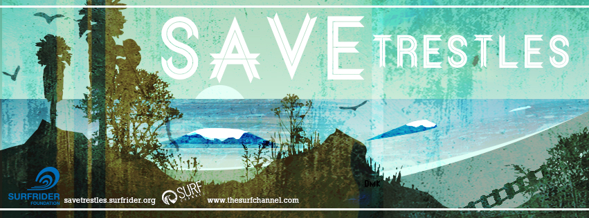 Share on your Instagram to save our break: #SaveTrestles @Surfrider @TheSurfChannel. Graphic by Dilara Karabas/Surf Channel