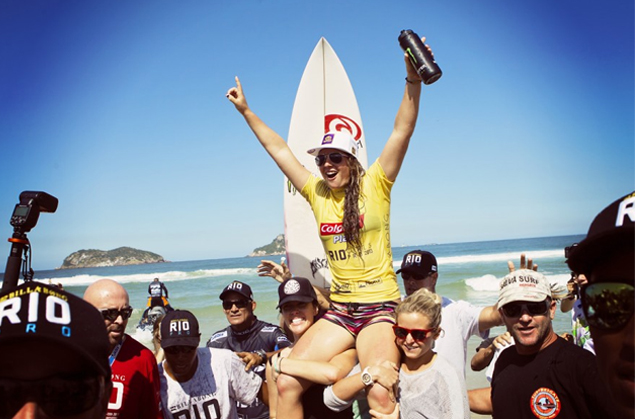 Tyler Wright Wins in Brazil Tyler Wright Wins in Brazil