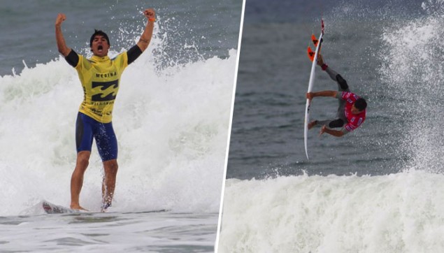 The issue is not that Brazilians claim or do not claim, it’s that, instead of being an individual reaction, it is strongly implied that this is “Brazilian behavior.” Gabriel Medina and Adriano de Souza. The issue is not that Brazilians claim or do not claim, it’s that, instead of being an individual reaction, it is strongly implied that this is “Brazilian behavior.” Gabriel Medina and Adriano de Souza provide case studies. Photos: ASP