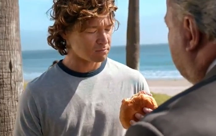 Kalani Robb represents Arby's with trademark Hawaiian style, and we explore other surfers who have forayed into Hollywood.