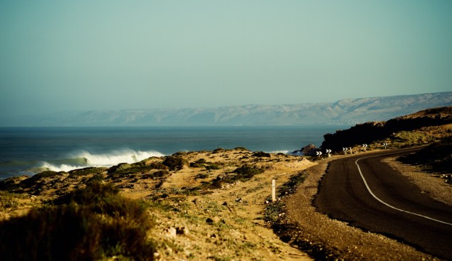 "Sorry, we're the only ones surfing here today." A Moroccan point that hasn't quite been tapped. Photo: Javier Munoz "Sorry, we're the only ones surfing here today." A Moroccan point that hasn't quite been tapped. Photo: Javier Munoz