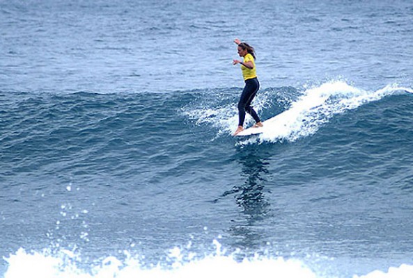 schumacher Cori walks the walk. Photo: Cerda