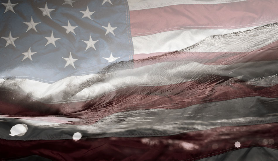 Proud to be surfing this Memorial Day Weekend. Photo: Nick Allen/James Whelan/Shutterstock
