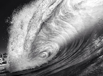 liquid steel, ronald hons, photography, surf photography, black and white, the canvas wave