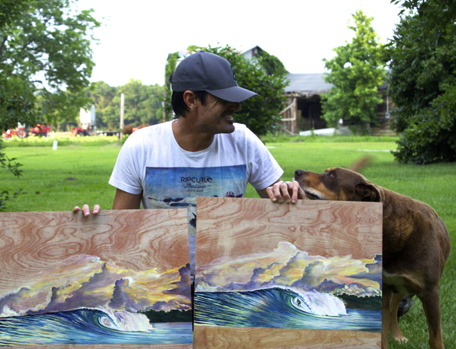 A portrait of the artist, Phil Goodrich. A portrait of the artist, Phil Goodrich.