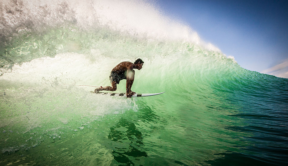 Skip the sunset mojito's with Bali's white linen crowd and get over to the Bukit to catch the best light of the day shining through a wall of Indian Ocean perfection like this one that Nyoman 'Blacky' caught at Bingin.