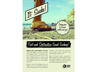 Surfers Against Sewage, ocean preservation, water cleanliness, Marine Minerals Limited, St Ives Bay, Cornwall, England,