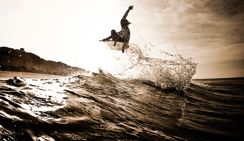 Silhouette Surfer Air