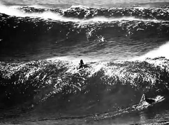 "...behind me all this shit goes over my back: the screaming parents, teachers, the police, priests, politicians, kneeboarders, windsurfers - they're all going over the falls into the reef..." - Miki Dora