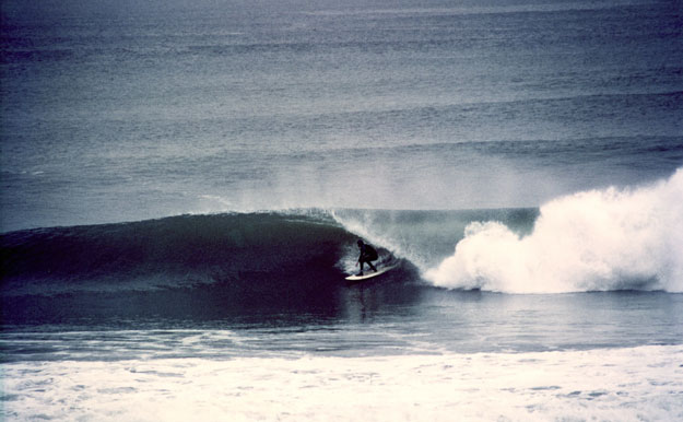 William Finnegan doing what he writes about at Ocean Beach. Photo: John Raymond