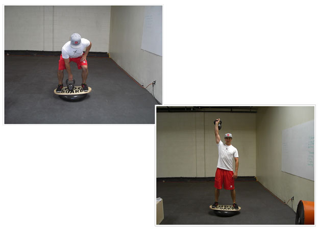 Single Arm Snatches.