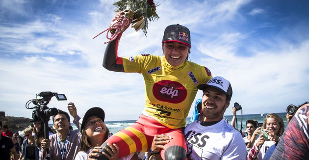 Carissa Moore, your 2013 ASP Women's World Champion. Photo: ASP/Poullenot