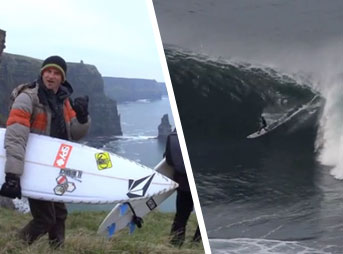 "Ireland is the opposite of a lazy man's surf session. You're not pulling up to the parking lot with a warm cup of coffee and the heater on, listening to the new Justin Bieber song."