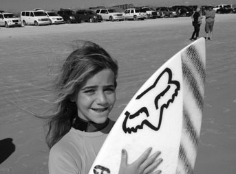 Caroline Marks is 11-years-old. She's also the youngest girl to ever make the USA Surf Team. Hailing from Melbourne Beach, Florida, the goofy-footed youngster comes from a family of surfers.