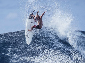 I woke up before the sun rose the next morning just to get my boards ready, and I could hear waves breaking from an island nearby. I got goosebumps because I was so happy to be in the Mentawai's.
