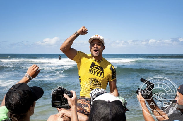 Bourez, the face of a winner. Photo: ASP / Cestari