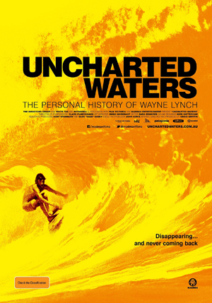 Uncharted Waters, The Personal History of Wayne Lynch, has hit the ground running in Australia, and is currently screening at over thirty cinemas in every state of Australia.