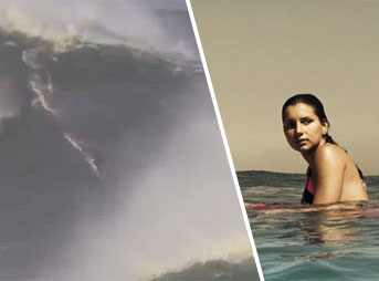 The surfing world has watched Maya Gabeira’s near-death experience in Portugal ad nauseum. But what is really interesting is the relationship between two people that knowingly risk their lives in pursuit of something so fleeting and dangerous. And, even more interesting is the fact that they’re willing to risk their own lives for one another.