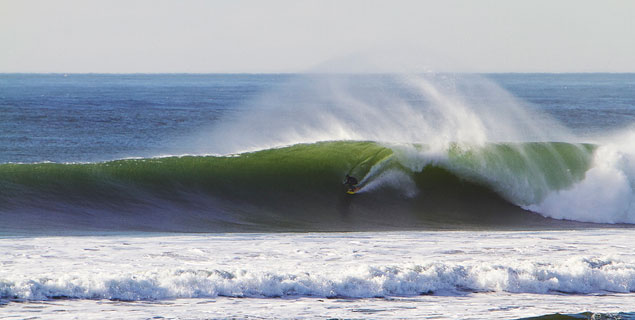 Ocean Beach, San Francisco blew up last week. When it's firing, it's not a place for the weak of heart. Gaping, heavy barrels and freezing cold water make it a haven for some of the best chargers in the world.