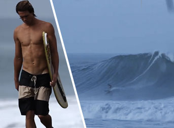 Brad Domke's at it again. He's continually pushing the limits of what's possible on a skimboard, pulling into gaping barrels, making mid-face shuvits, and man-hacking like a man possessed. Brad Domke's got the surf world sitting up in their seats.