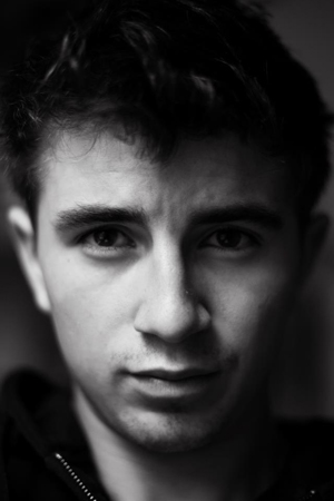 A portrait of the artist.