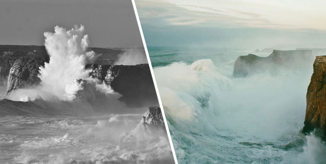 They are calling it the Hercules swell, a God related to the finisterre of Sagres. It was one of the most violent storms I have ever witnessed.