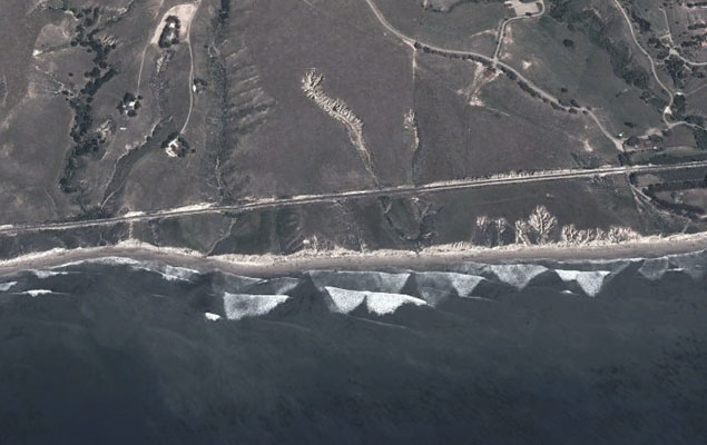 This may or may not be an aerial view of the Ranch. Don't look for it.
